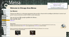 Desktop Screenshot of chicago.us.mensa.org