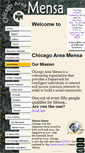 Mobile Screenshot of chicago.us.mensa.org