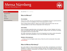 Tablet Screenshot of nuernberg.mensa.de