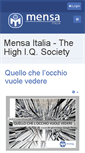 Mobile Screenshot of it.mensa.org