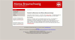 Desktop Screenshot of braunschweig.mensa.de