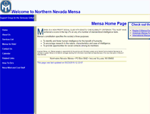 Tablet Screenshot of northernnevada.us.mensa.org