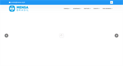 Desktop Screenshot of mensa.com.br