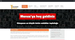 Desktop Screenshot of mensa.org.tr