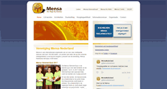 Desktop Screenshot of mensa.nl