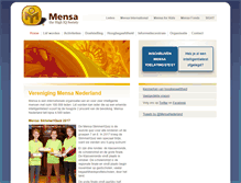 Tablet Screenshot of mensa.nl