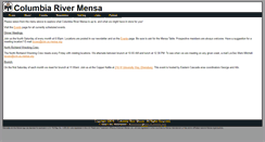 Desktop Screenshot of columbiariver.us.mensa.org