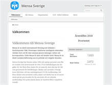 Tablet Screenshot of mensa.se