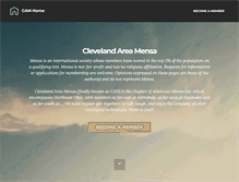 Tablet Screenshot of cleveland.us.mensa.org