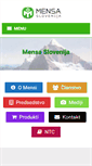 Mobile Screenshot of mensa.si