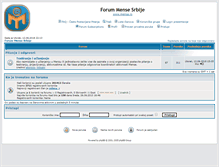 Tablet Screenshot of forum.mensa.rs