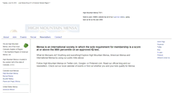 Desktop Screenshot of highmountain.us.mensa.org