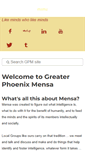 Mobile Screenshot of phoenix.us.mensa.org