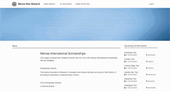 Desktop Screenshot of mensa.org.nz