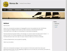 Tablet Screenshot of mensa.be